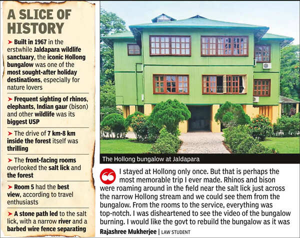 Hollong Forest Bungalow: Kolkata mourns loss of iconic forest bungalow ...