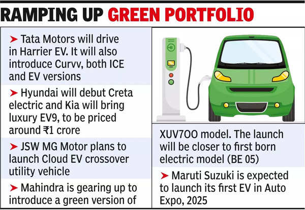 Electric car launches to charge up streets this year - Times of India