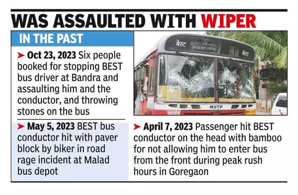 BEST bus driver assaulted for not stopping at Mumbai's Bandra (E) stop ...