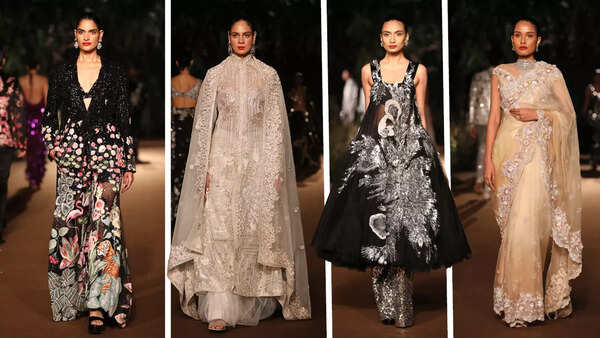 Rahul Mishra's collection showcased at the last edition of ICW