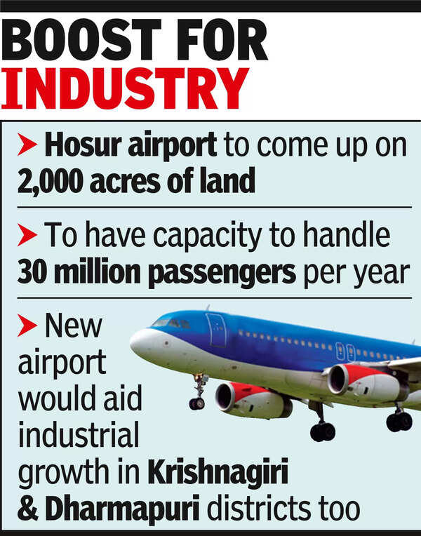 Hosur to soon get international airport, says Stalin