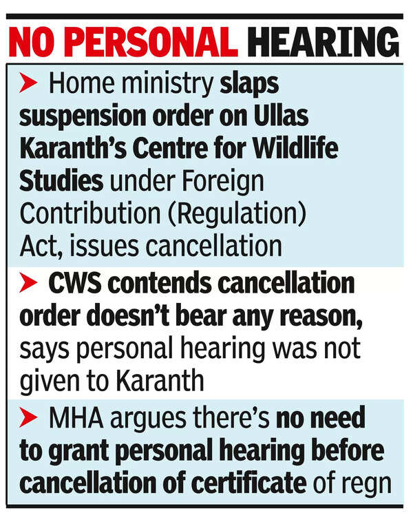 Karnataka HC quashes FCRA cancellation of Karanth’s trust