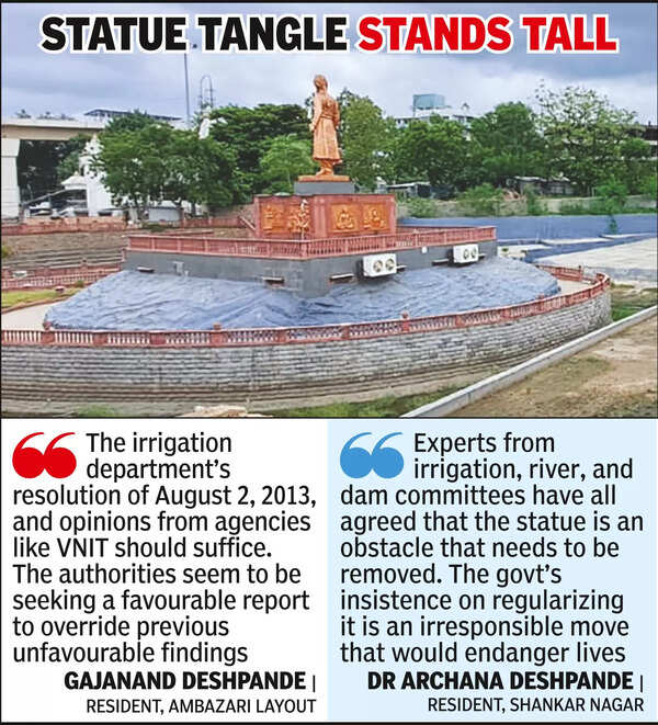 Fix accountability as state already admitted statue in prohibited area: Flood-hit