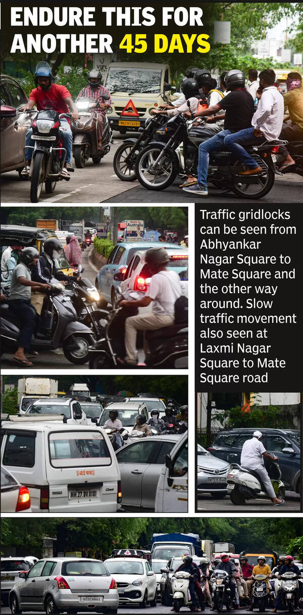 Traffic Blues To Go On As VNIT ‘No’ To Open Roads