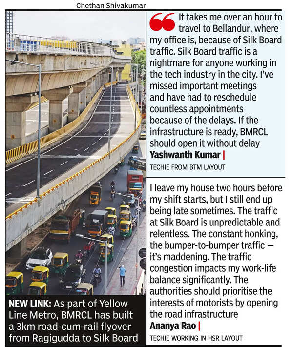 Double-decker flyover awaits VIP launch; commuters irked