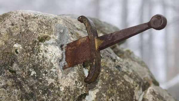 1300-year-old sword with 'magical power' goes missing from the stone it ...