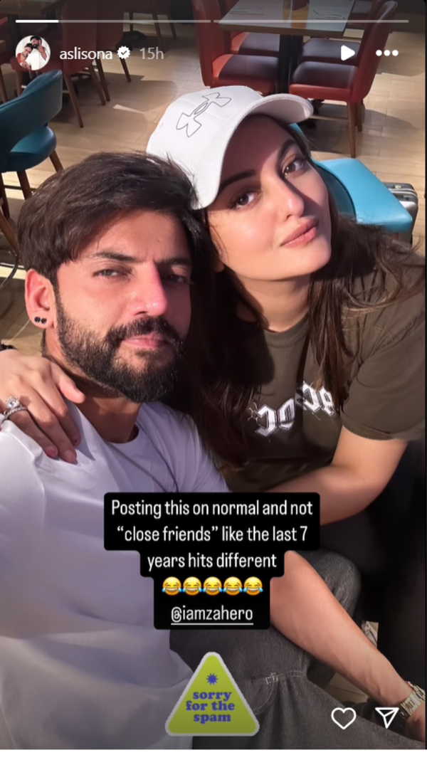 Sonakshi Sinha Shares Selfie With Hubby Zaheer Iqbal | Hindi Movie News ...