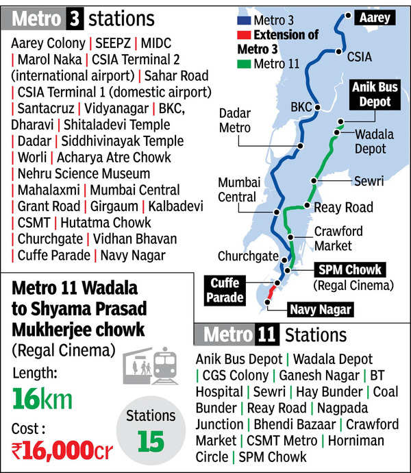 JICA says willing to fund Metro 3 extension to Mumbai's Navy Nagar ...