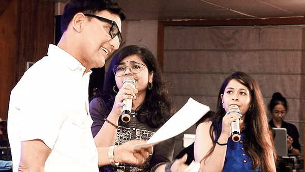 (L-R) Nirmal, Olivia and Debshruti