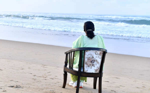 President Droupadi Murmu at Puri Beach