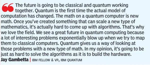 Jay Gambetta, IBM fellow and VP, IBM quantum .