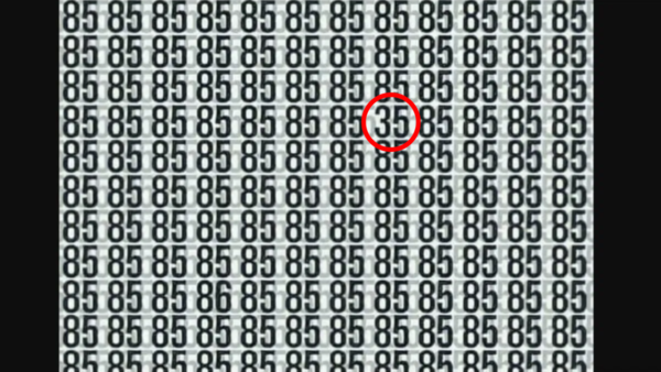 Optical Illusion: Find the odd number in this image - Times of India