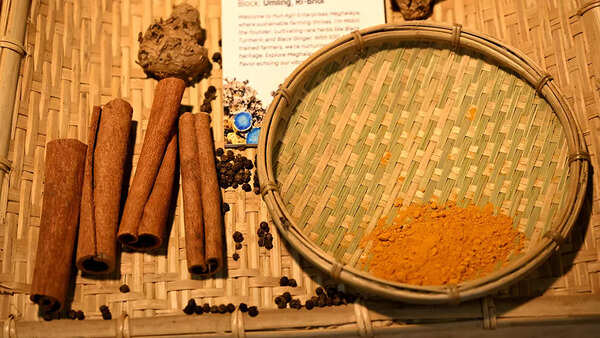 Meghalaya's Lakadong turmeric was on offer