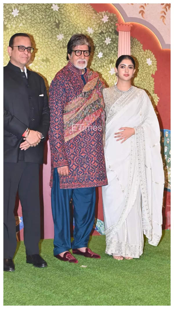 Amitabh Bachchan attends Anant Ambani and Radhika Merchant's Shubh ...