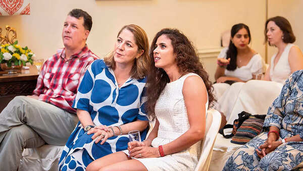 Becks Buckingham, Minister Counsellor, Political and Press, British High Commission with Ankita Raina, India's top seeded tennis player