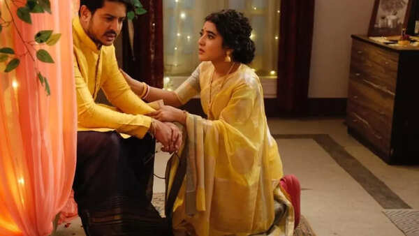 Mithijhora: Rai and Anirban embark their journey as a married couple - Times of India