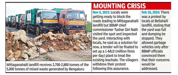 Another trash trouble? Villagers block roads, stop trucks from entering landfill