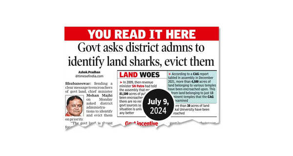 ‘Influential land sharks to be evicted from govt plots’