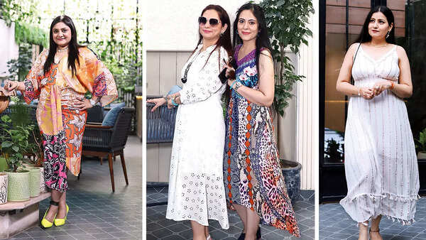 (L) Shivika Jain (C) Punita Khera and Shalu Narula (R) Priyanka Ahuja