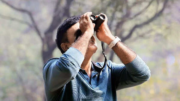 Seasoned birdwatcher Kanwar B Singh during one of his birding walks