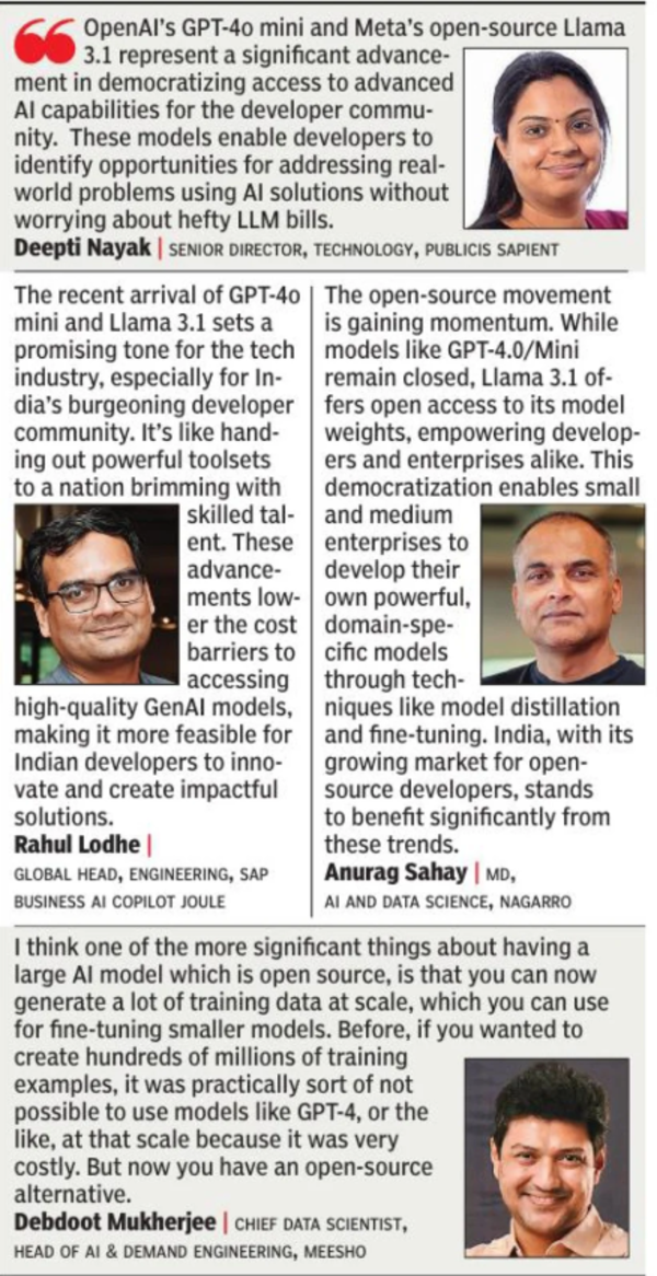 Developers’ boon: AI models getting smaller, cheaper