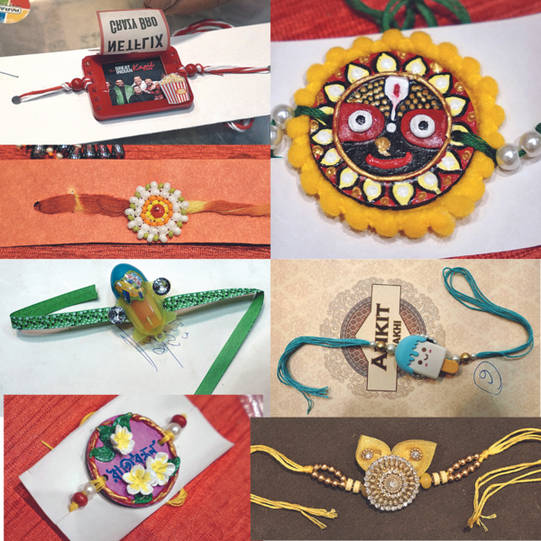 Celebrating bonds: City markets buzz with Rakshabandhan preparations ...