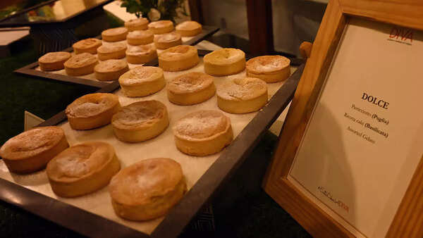 Dessert section was a delight for guests