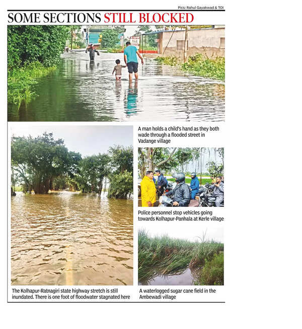 As rain abates in Kolhapur, routes to Konkan reopen