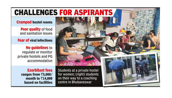 After Delhi students’ deaths, lens on twin cities centres