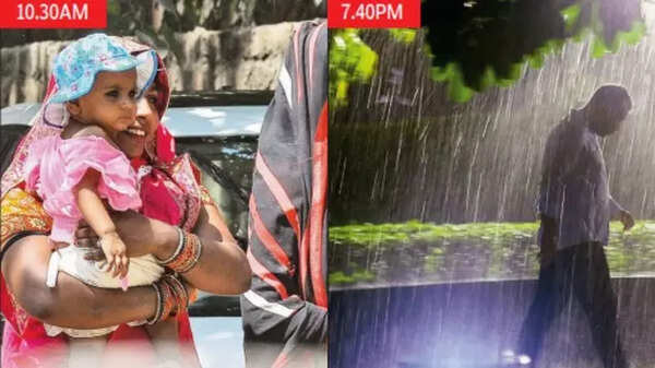 A hot and humid day made way for heavy showers in the evening. Wednesday saw July’s highest single day rain spell
