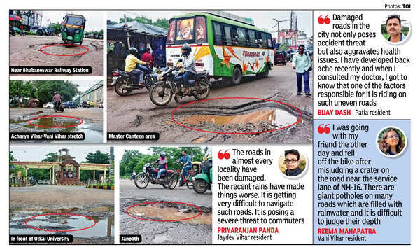 Commuting hits roadblock as craters make a comeback