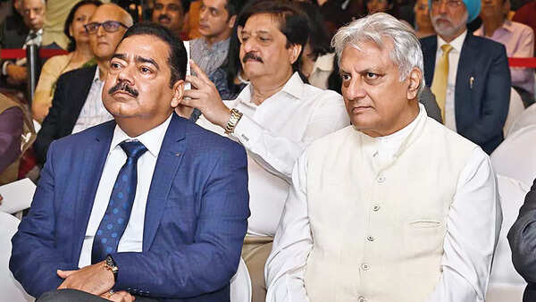 Justice Rajesh Shankar, who was also awarded for Excellence in Judiciary, and Rajiv Jain, former Director of Intelligence Bureau