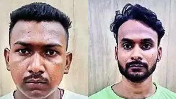 Arrested Amir Wali and Akash Dhau