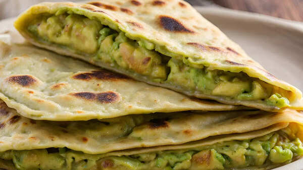 avocado paratha