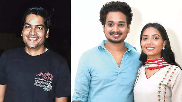 (L) Vishal (R) Vikas and Shweta