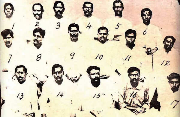 Revolutionaries involved in Kakori Train Action (1-17) Jogesh Chandra Chatterjee, Premkrishna Khanna, Mukundilal, Vishnusharan Dublish, Suresh Chandra Bhattacharya, Ramkrishna Khatri, Manmath Nath Gupta, Rajkumar Sinha, Thakur Roshan Singh, Ram Prasad Bismil, Rajendra Nath Lahiri, Govind Charan Kar, Ramdulare Trivedi, Ram Nath Pandey, Sachindra Nath Sanyal, Bhupendra Nath Sanyal and Pranab Kumar Chatterjee Revolutionaries involved in Kakori rail action