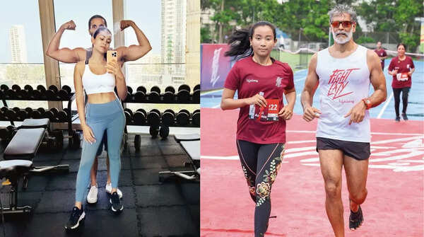 Celeb couples working out together