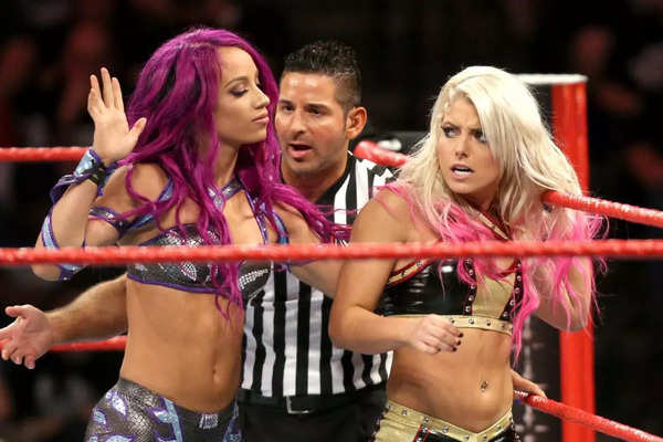 Sasha Banks and Alexa Bliss