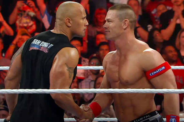 John Cena and The Rock