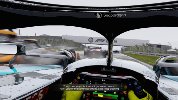 There are achievements in between the races, completing which will make you feel less sad about losing