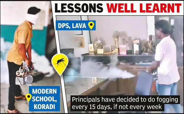 The fog is blowing: Schools smoke out, dengue menace