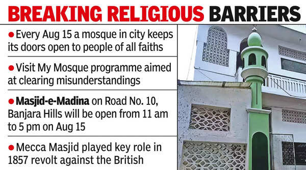 Mosque to open doors to one and all on I-Day