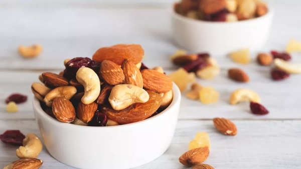 almonds and raisins