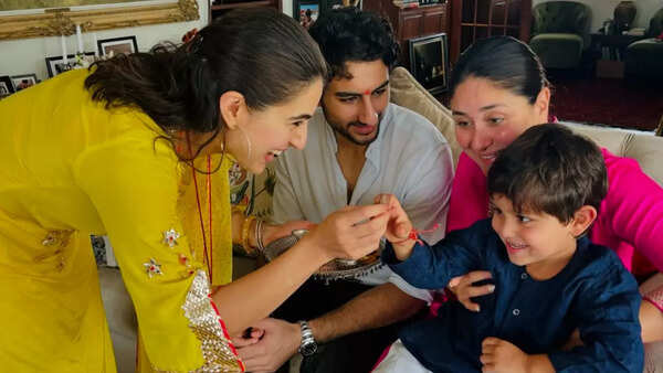 Sara Ali Khan stuns in radiant yellow ensemble on Raksha Bandhan ...