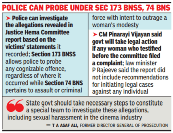 Police can probe under section 173 BNSS, 74 BNS