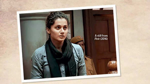 Taapsee in a still from Pink