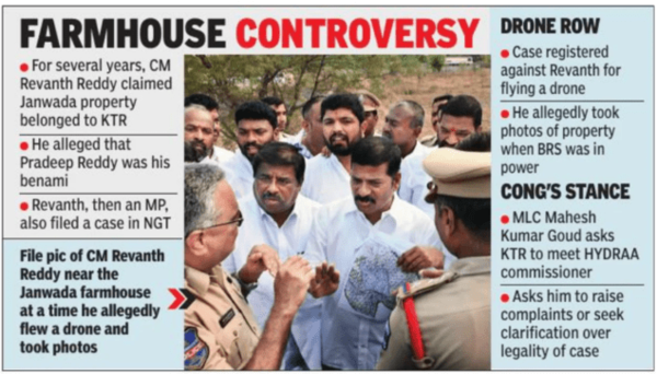 Farmhouse controversy