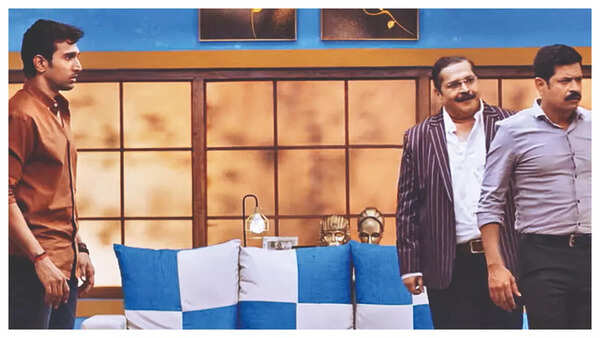 ...a still from his Gujarati film Vaalam Jaao Ne