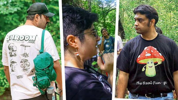 Seasoned foragers decided to dress in accordance with the theme – quirky tees and mushroom earrings were a part of it