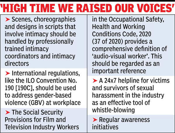 Intimacy director, helpline: Tolly women’s safety call